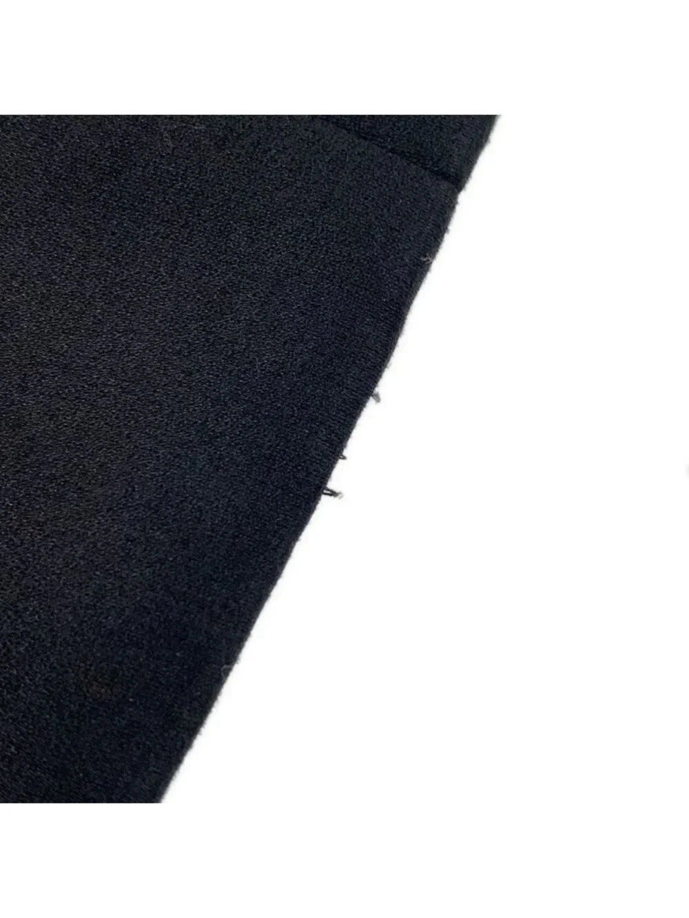 Chanel Long Skirt Black Cotton